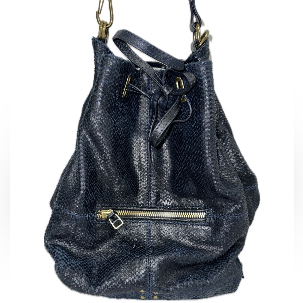 Jérôme Dreyfuss Snakeskin Shoulder Bag